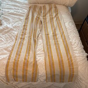 Striped Tan and Yellow women’s Pants